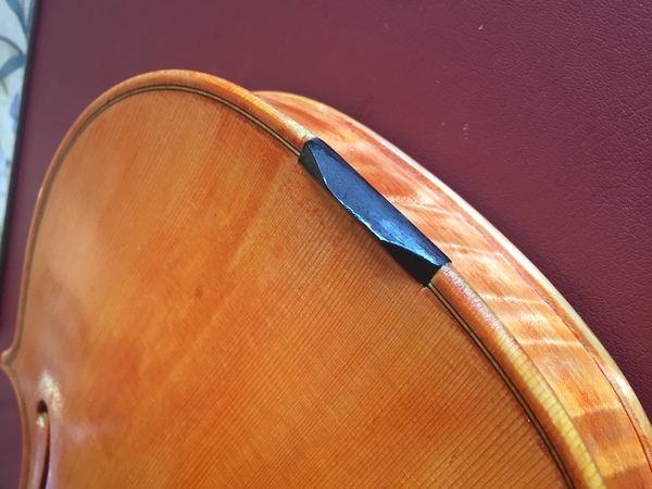 Baroque violin Saddle needs to be reshaped