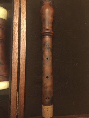 Baroque Oboe by Roessler middle section with tenon
