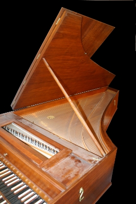 French Double Manual Harpsichord by William Down